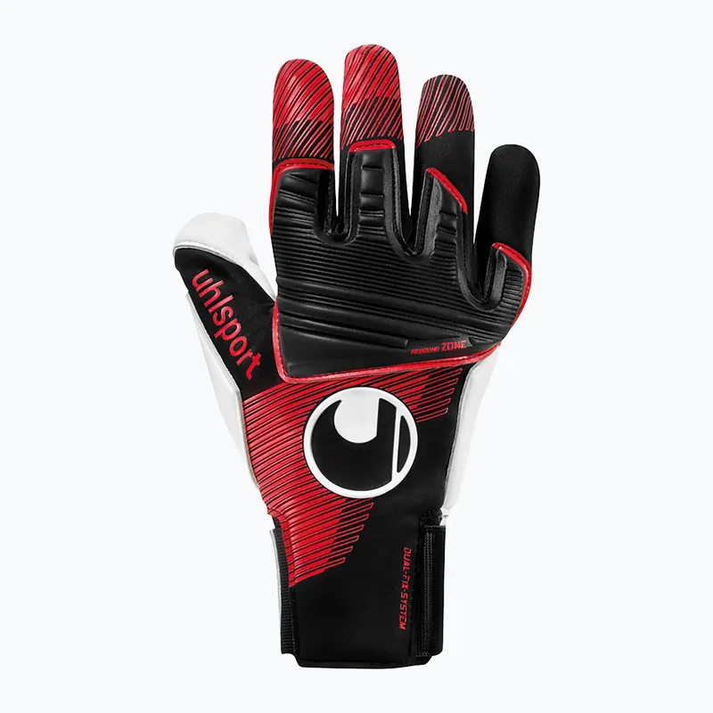 Dětské brankářské rukavice uhlsport Powerline Absolutgrip černá/červená/bílá Horká Nabídka