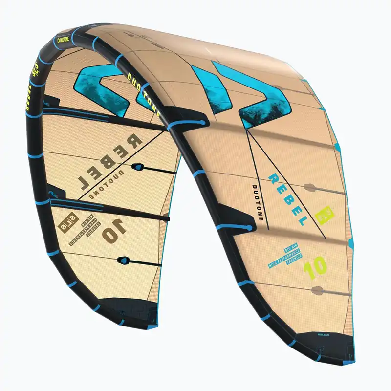 Kite na kitesurfing DUOTONE Rebel SLS 2026 sand/turquoise Originální