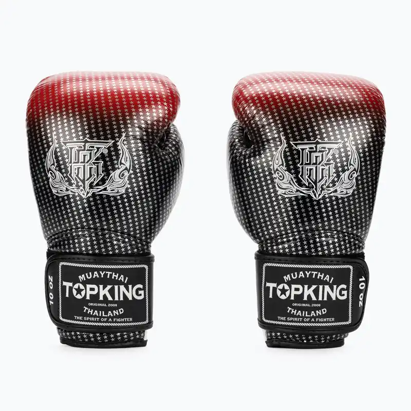 Boxerské rukavice Top King Muay Thai Super Star Air red Vrácení Zdarma