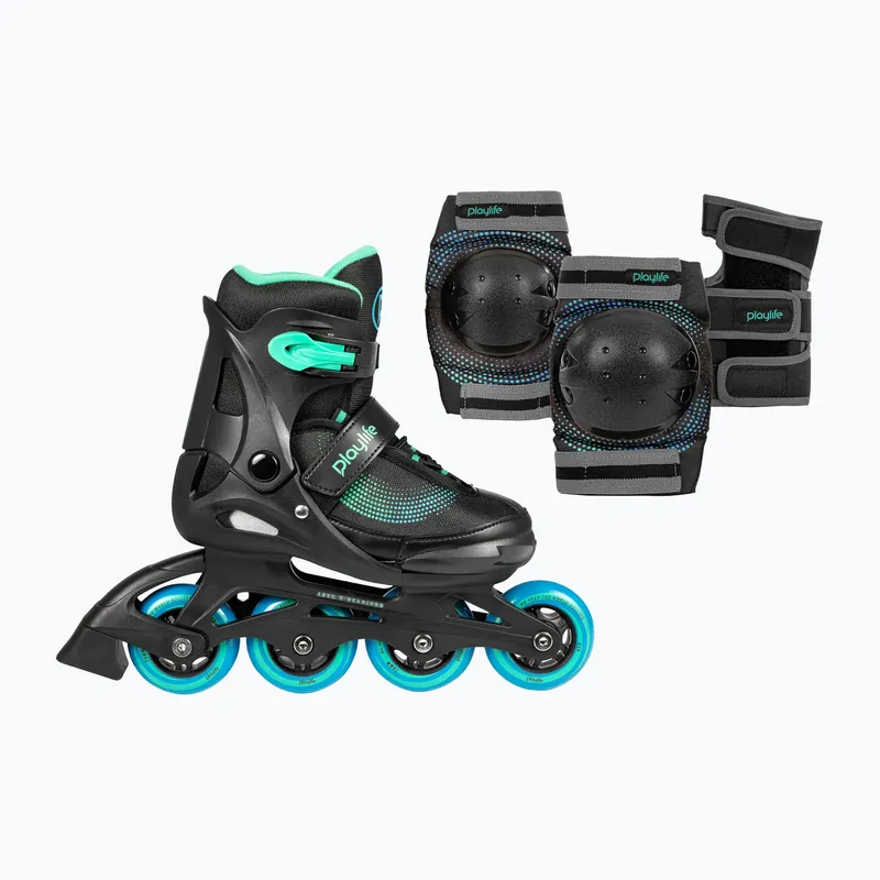 Dětské kolečkové brusle s chrániči Playlife Joker Combo Jr blue sky Cenový Hit