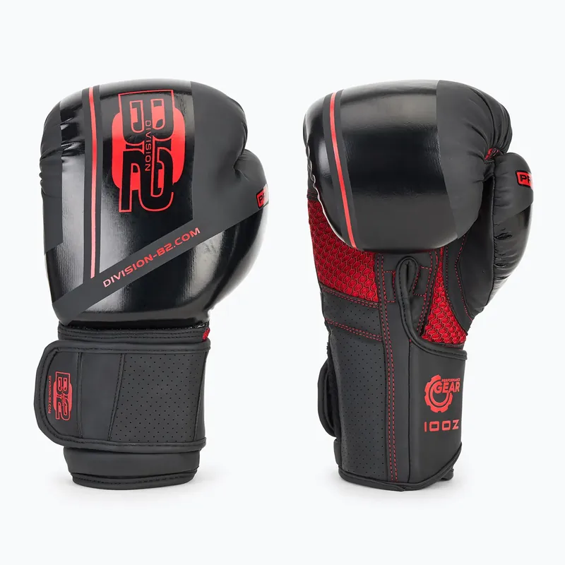 Finální Výprodej Boxerské rukavice DIVISION B-2 Pro Carbon black/red