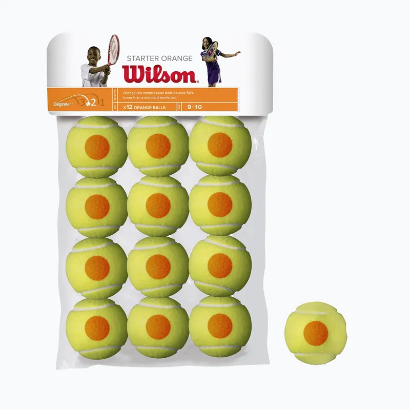 Wilson Starter Orange Tball set 12 ks žlutý WRT137200 Vysoce Kvalitní