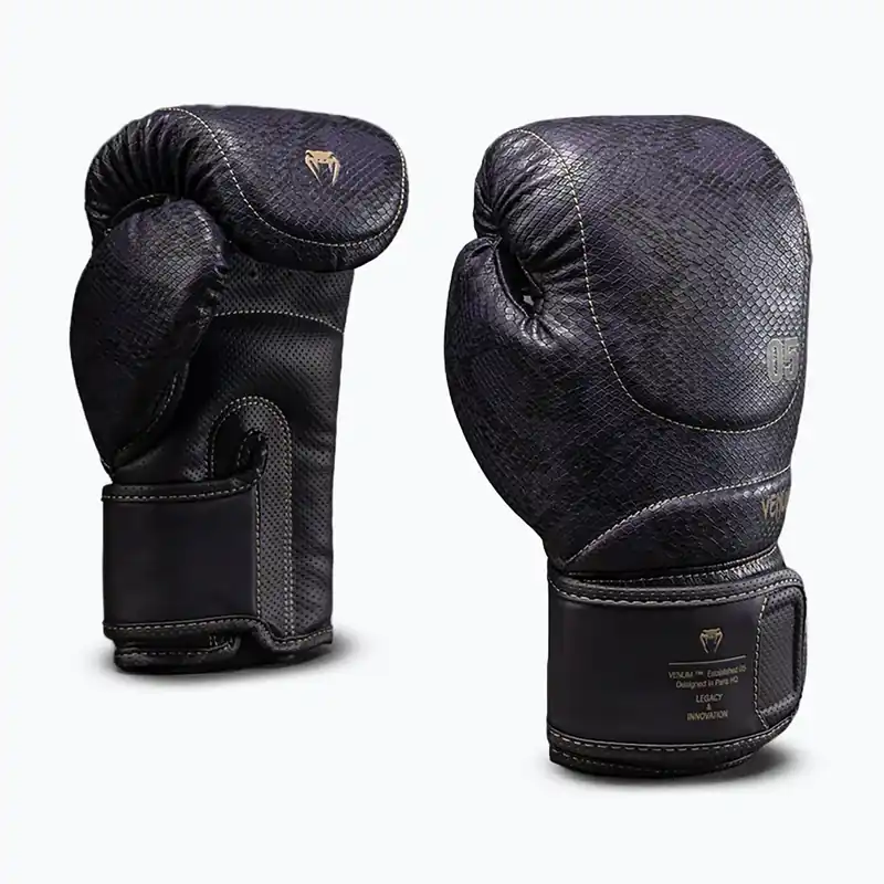 Víkendová Akce Boxerské rukavice Venum Impact Evo Scales Boxing dark purple Novinka