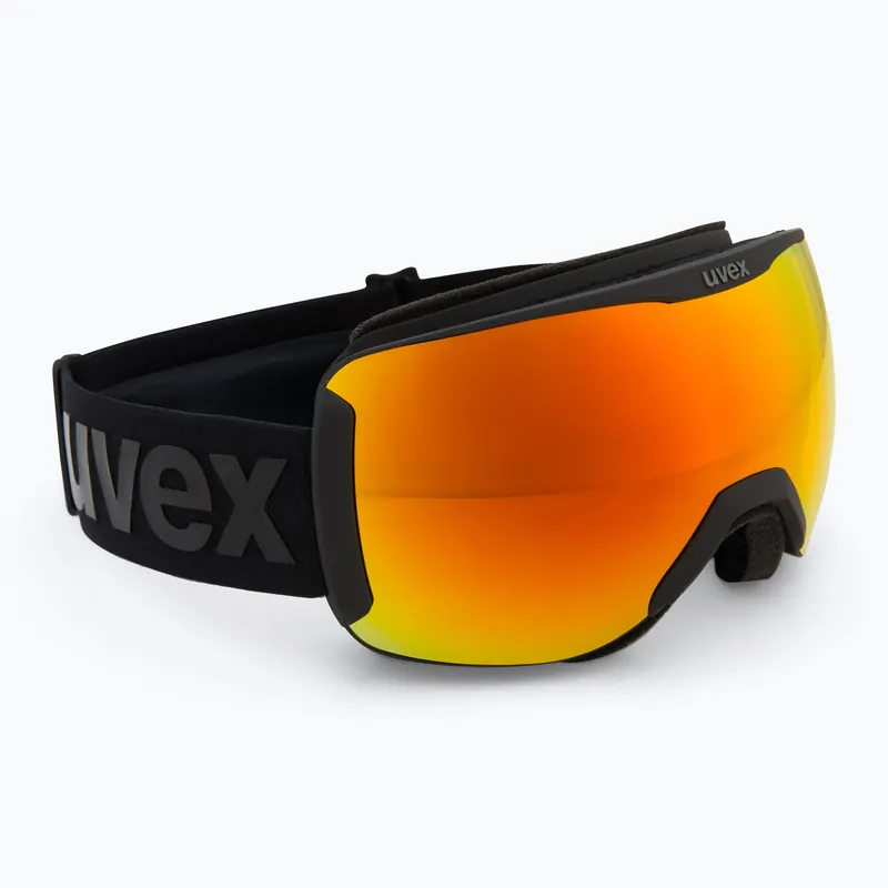 Lyžařské brýle UVEX Downhill 2100 CV black matt/mirror orange yellow Nejprodávanější