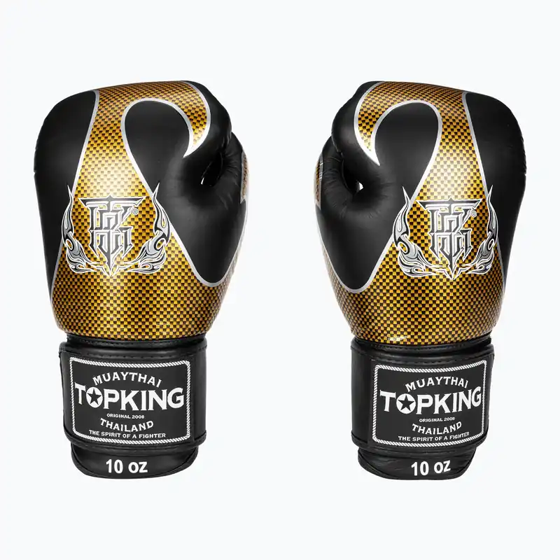 Cenový Hit Boxerské rukavice Top King Muay Thai Empower black/gold