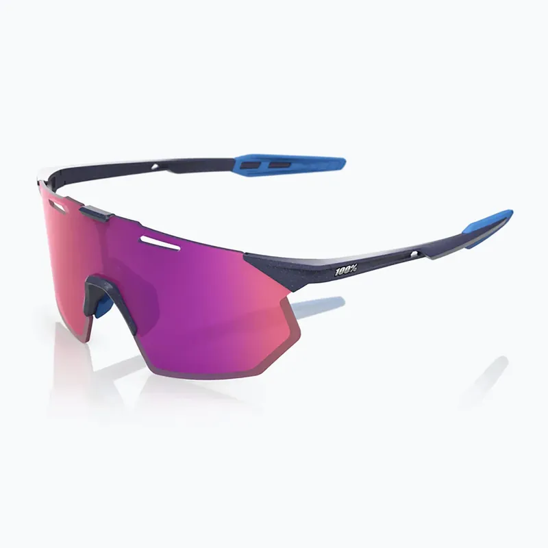Sluneční brýle 100% Hypercraft SQ satin storm metallic/purple mirror Cenový Hit