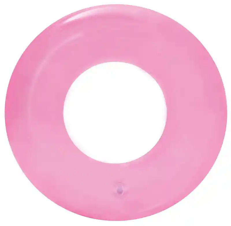 Odeslání Ihned 36022 Nafukovací kruh Transparent 51 cm růžová