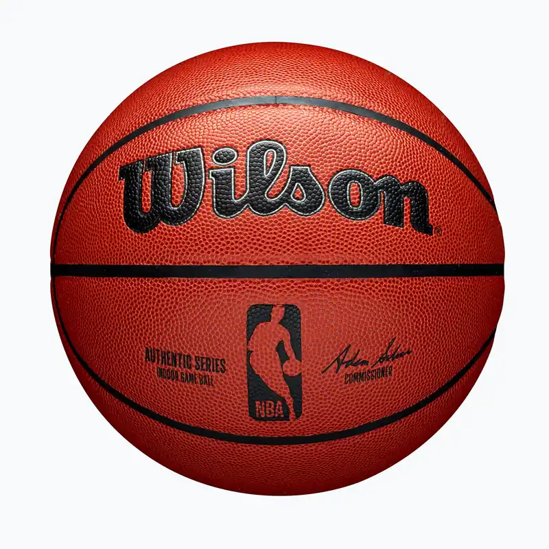 Basketbalový míč Wilson NBA basketbal Authentic Indoor orange velikost 7 Dokud Zásoby Vydrží
