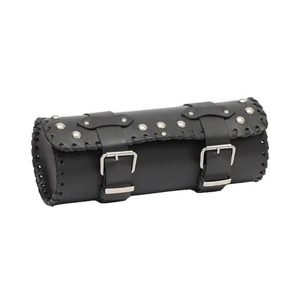 Must-Have Kožená moto rolka TechStar Star se zdobením