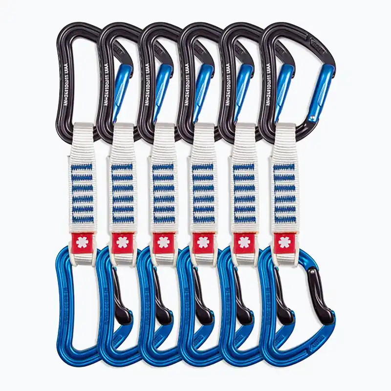 Lezecké expresky Ocun Raven QD Zoom PA 12 cm 6 ks blue Super Cena