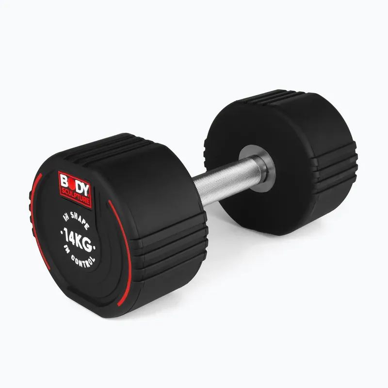Gumová činka Body Sculpture TPU BW 133 14 kg black Víkendová Akce