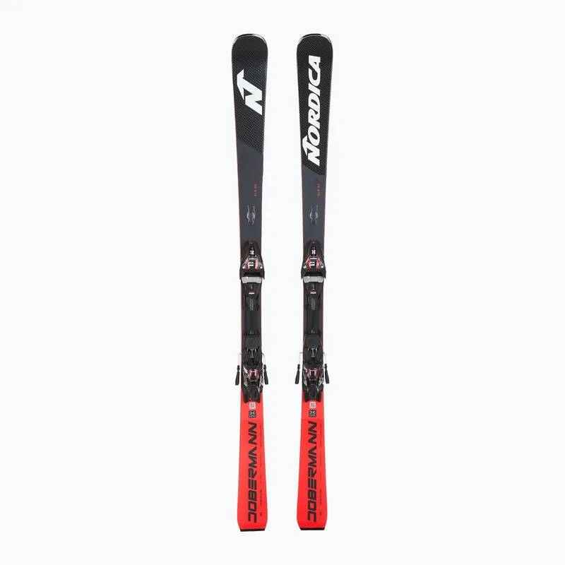 Cenový Hit Sjezdové lyže Nordica Doberman SLR DC + vázání Xcell 14 FDT black/red