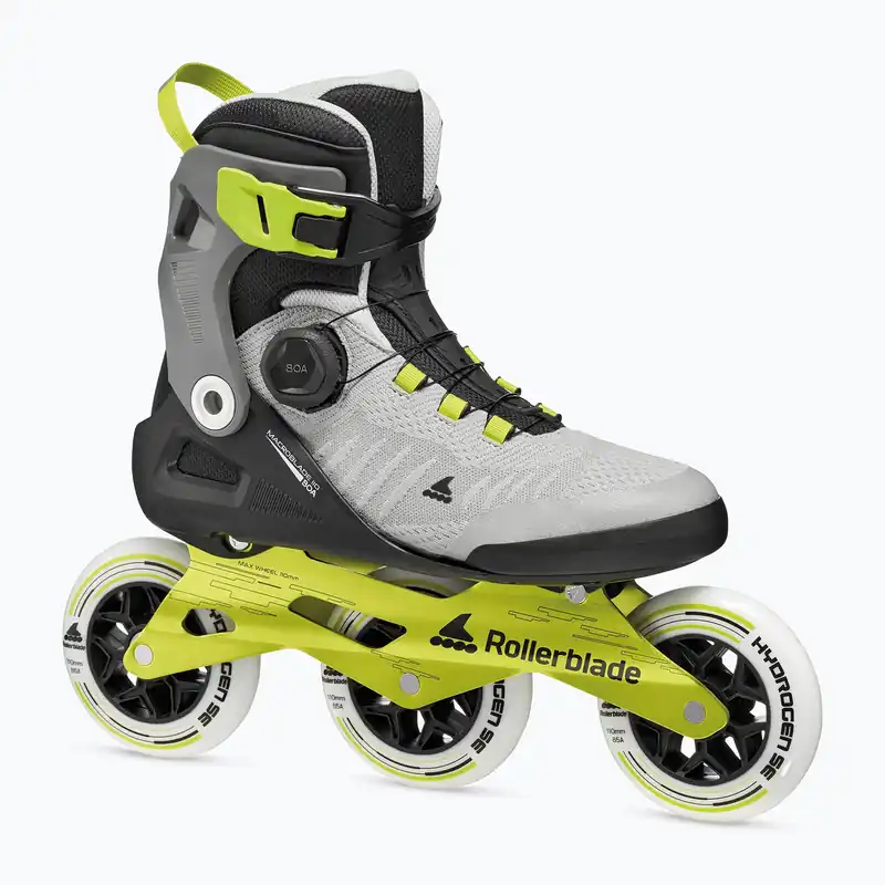 Pánské kolečkové brusle Rollerblade Macroblade 110 Boa black/grey/lime Nejlepší Cena