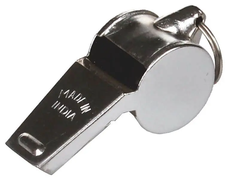 Autentický steel whistle big kovová píšťalka