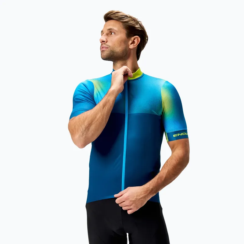 Akce Pánský cyklistický dres Endura Bitmap FS260 barra blue