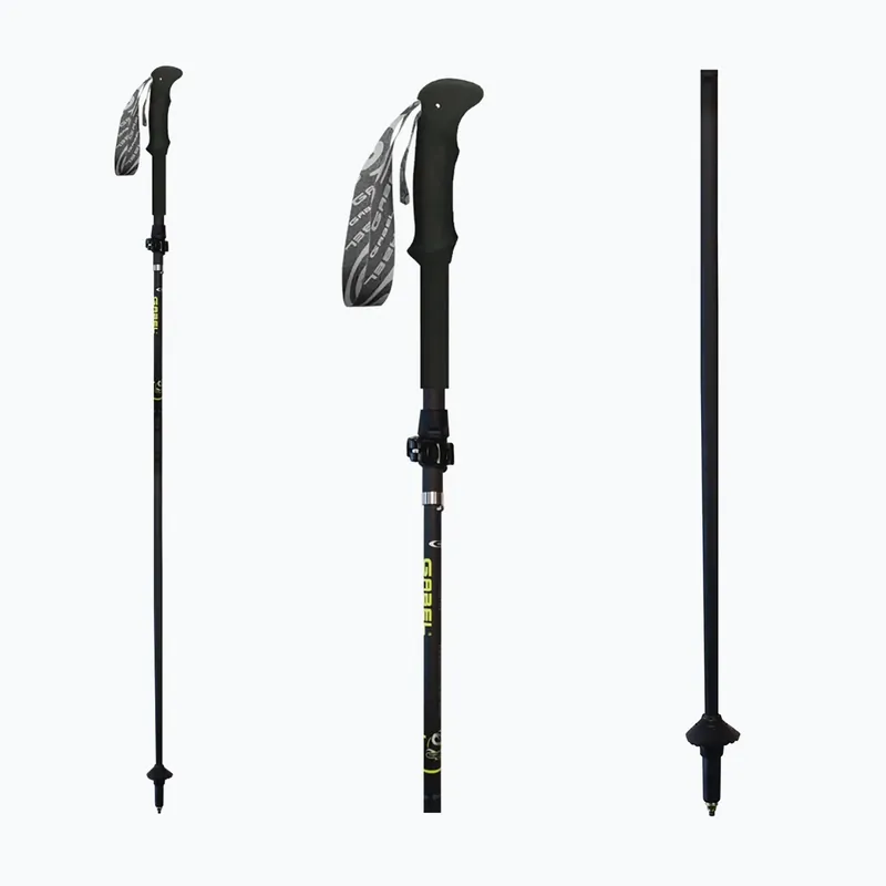 Nordic walking hole GABEL Carbon Feather XTL black Novinka Vrácení Zdarma