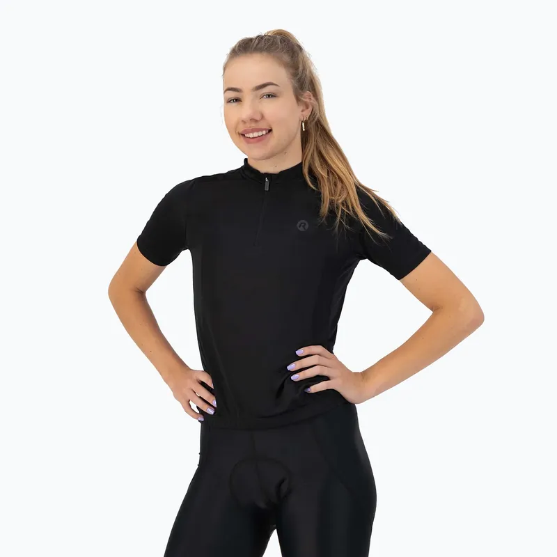 Dámský cyklistický dres Rogelli Core black Vrácení Zdarma