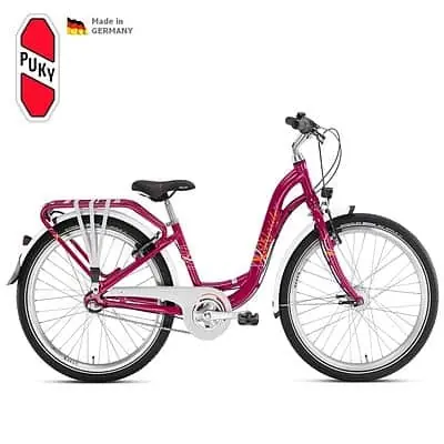 Dětské kolo 24" PUKY Skyride 24-3 ALU. Berry Must-Have