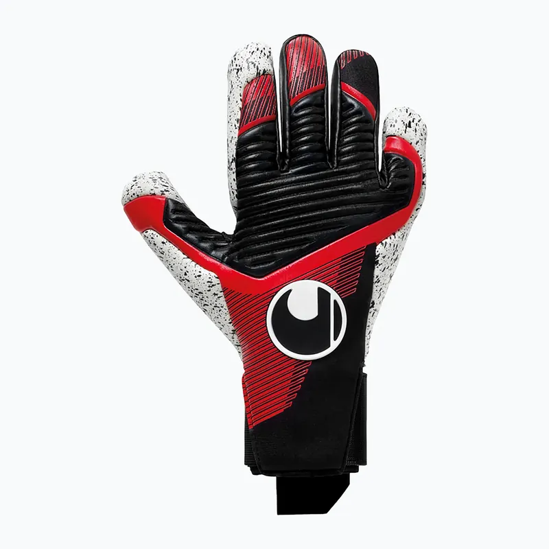 Originální Uhlsport Powerline Supergrip+ brankářské rukavice černá/červená/bílá