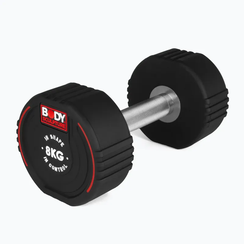 Gumová činka Body Sculpture TPU BW 133 8 kg black Tovární Cena