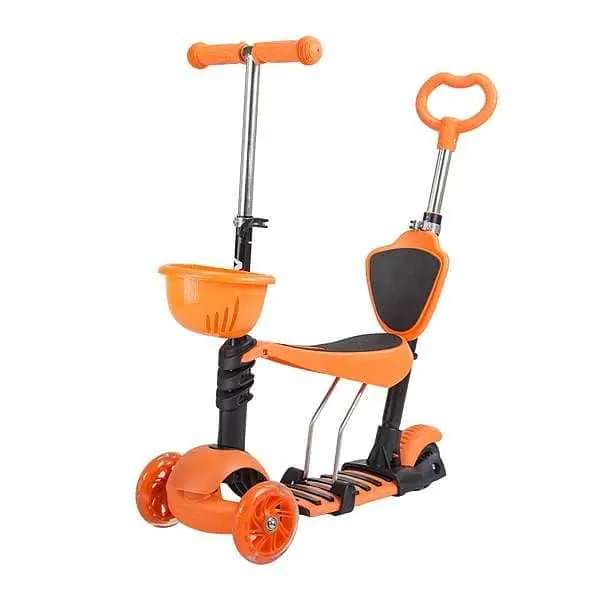 Tovární Cena Koloběžka tříkolová NILS EXTREME HLB07 3v1 oranžová