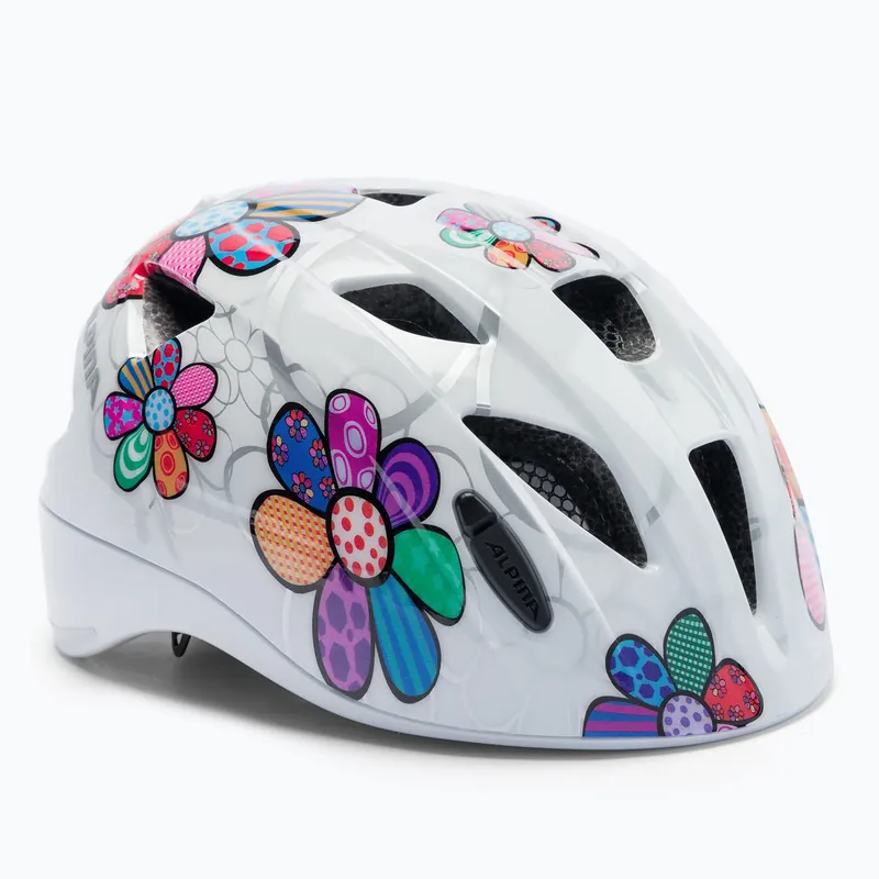 Dětská cyklistická přilba Alpina Ximo Flash white flower Akce