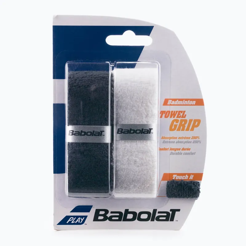 BABOLAT ručník Grip x2 černobílý 114266 Nakupujte Hned