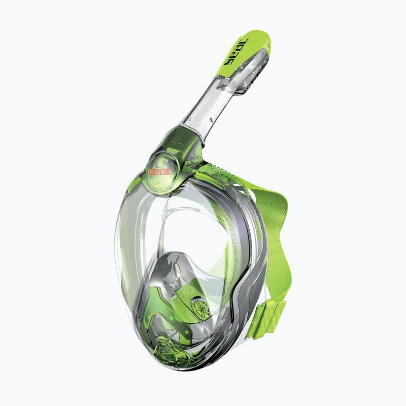 Časově Omezené Dětská celoobličejová šnorchlovací maska SEAC Magica black silicone/lime