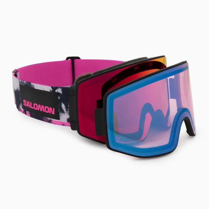 Cenově Výhodný Lyžařské brýle Salomon Sentry Prime Sigma black echo/poppy red/light blue
