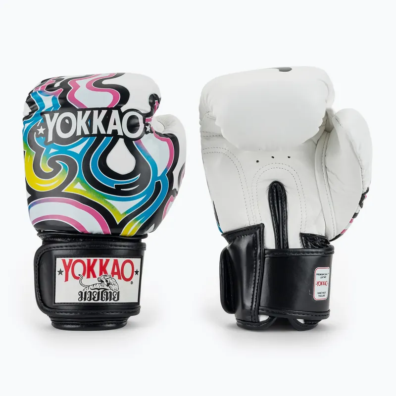 Pánské boxerské rukavice YOKKAO Flames white Koupit Online