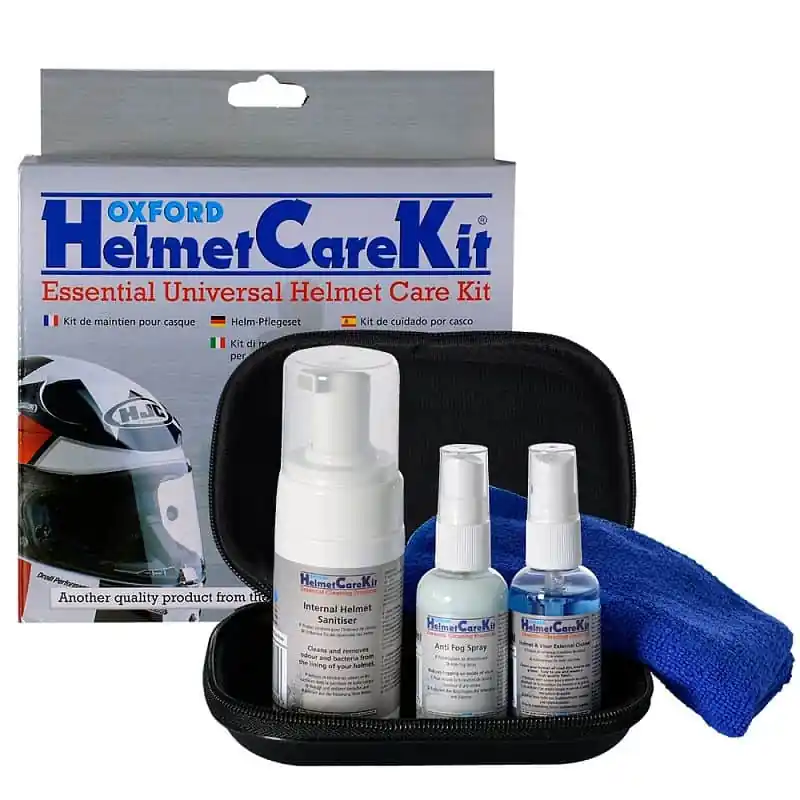 Levný Sada prostředků pro čištění přileb a plexi Oxford Helmet Care Kit