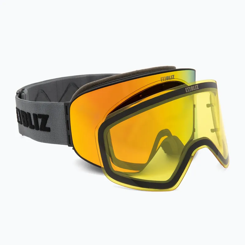 Ověřený Lyžařské brýle Bliz Flow matt black/brown gold multi/yellow