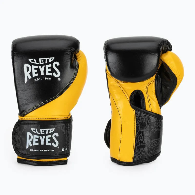 Objednat Nyní Boxerské rukavice Cleto Reyes High Precision Training Leather black yellow