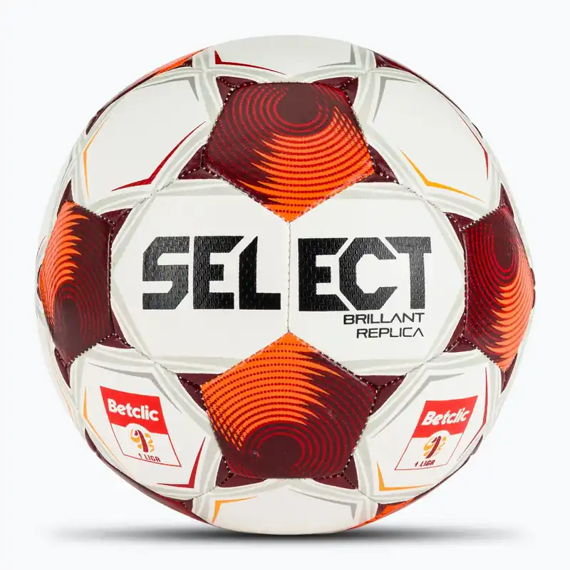 Nejlepší Cena Fotbalový míč SELECT Brillant Replica Betclic v25 white/red velikost 4