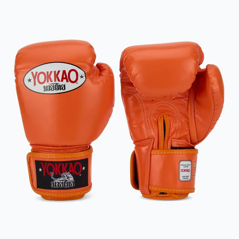 Rychlé Dodání Pánské boxerské rukavice YOKKAO Matrix orange ibis