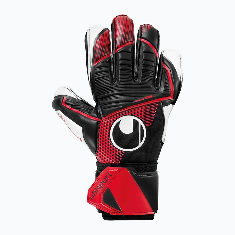 Nejlepší Volba Uhlsport Powerline Supersoft brankářské rukavice černá/červená/bílá