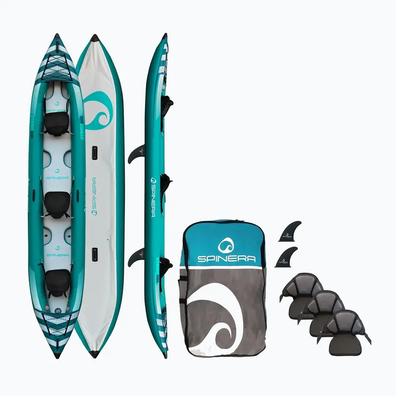 Nafukovací kajak pro 3 osoby SPINERA Hybris 475 teal/white/grey Cenová Bomba