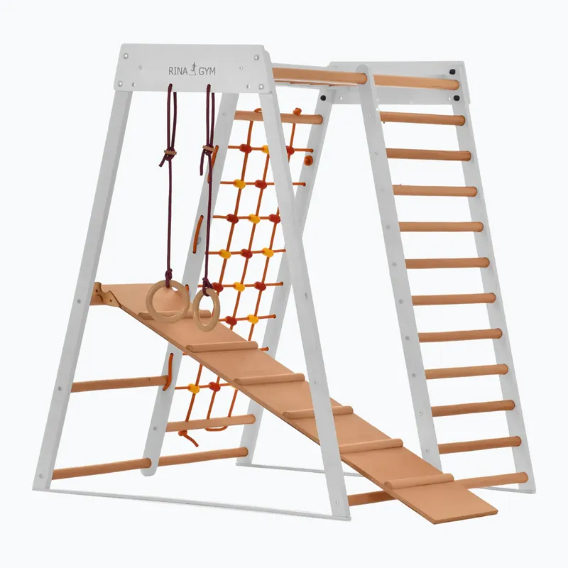 Přímo Od Výrobce Dřevěný gymnastický rám RINAGYM Classic white