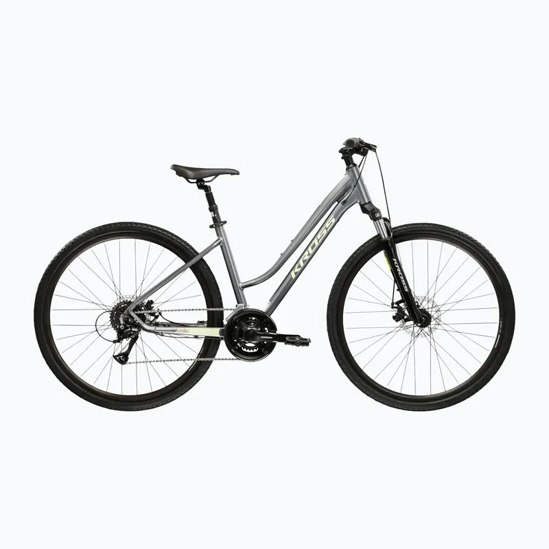 Přímo Od Výrobce Dámské krosové kolo KROSS Evado 3.0 In grey/green/gloss