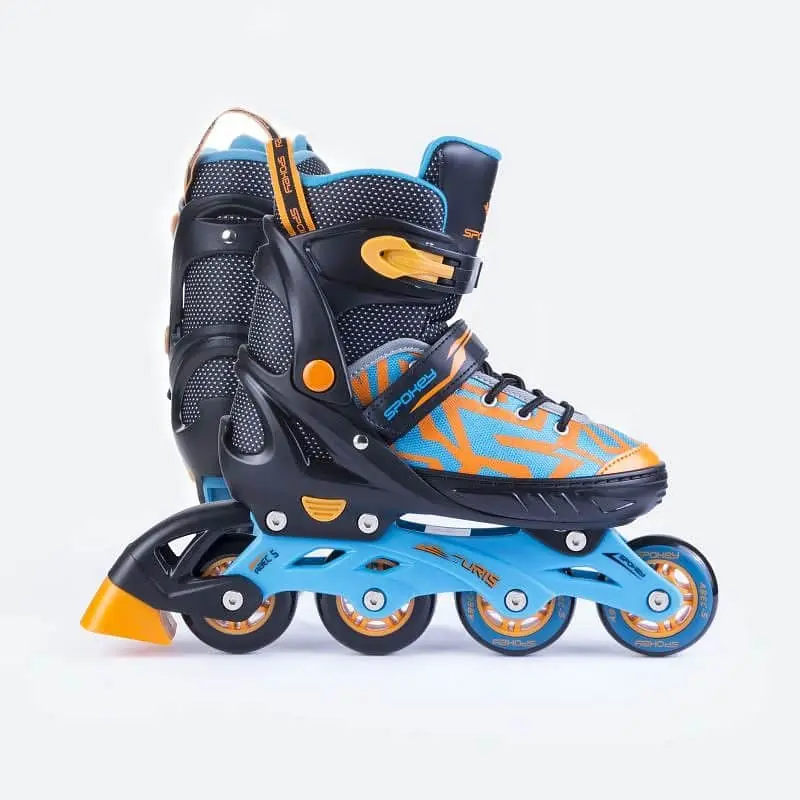 TURIS Kolečkové brusle, černo-oranžové, ABEC5 carbon, vel. 33-43 Odeslání Ihned