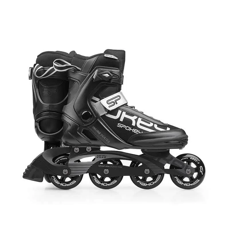 Spokey PRIME Kolečkové brusle, černé, ABEC9 Carbon, vel. 40-47 Nejlepší Volba
