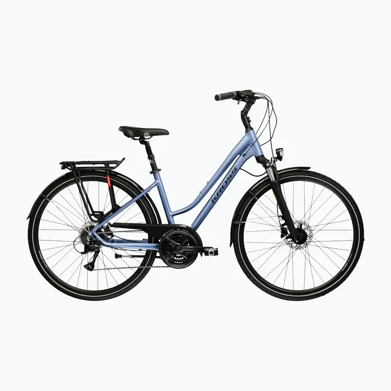 Dámské trekové kolo KROSS Trans 4.0 In blue/black/matte Akční Cena