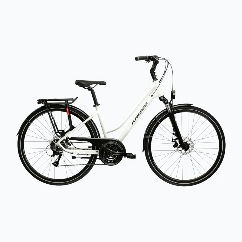 Dámské trekové kolo KROSS Trans 3.0 In pearl/black/gloss Kup Teď