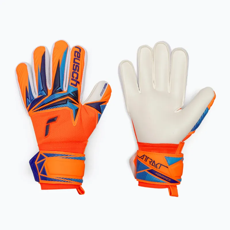 Brankářské rukavice Reusch Attrakt Advance shocking orange/blue Nová Kolekce