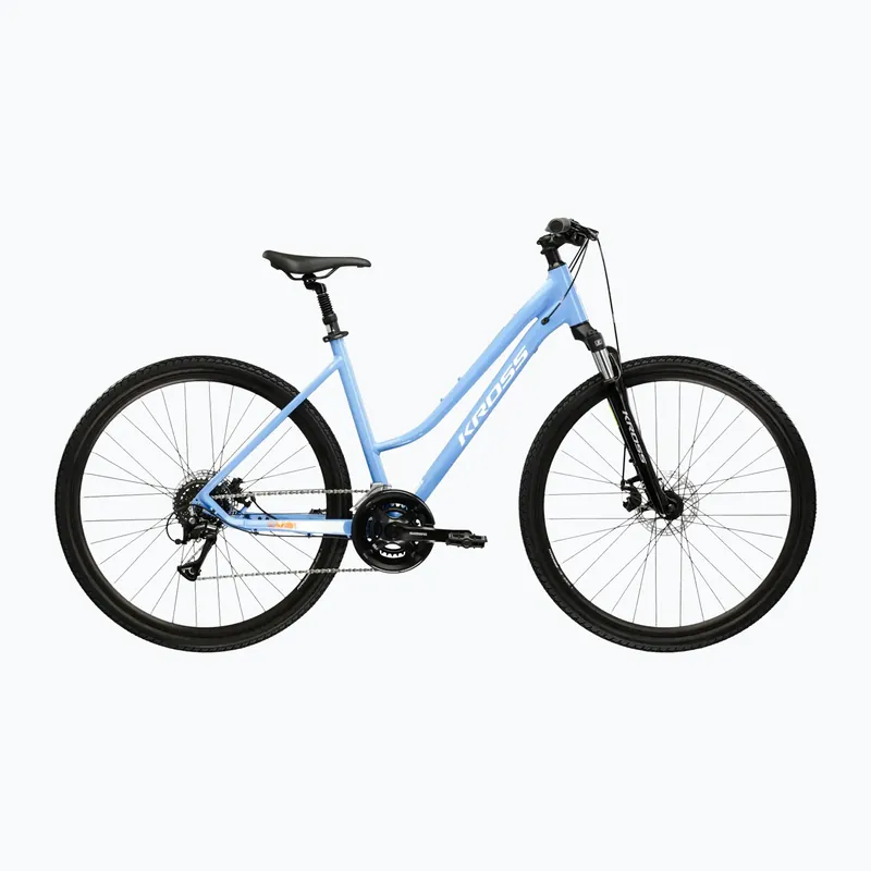 Dámské krosové kolo KROSS Evado 3.0 In blue/white/gloss Ihned K Objednání