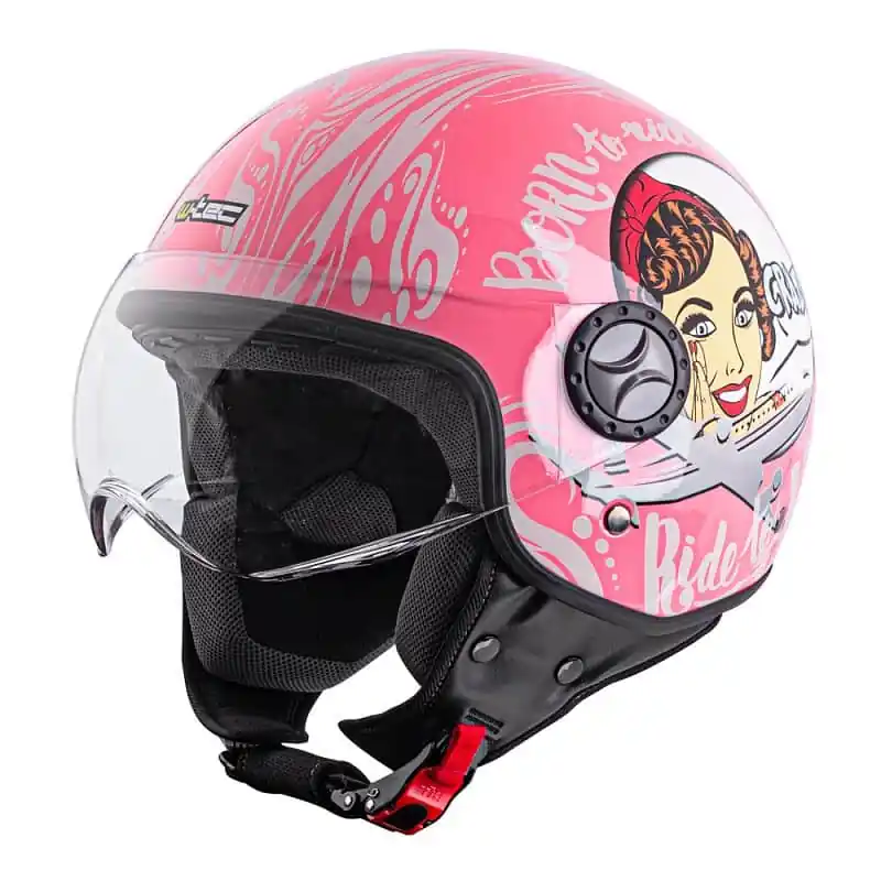 Helma na skútr W-TEC FS-701PG Pink Life Výhodná Nabídka