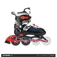 Spokey TONY Kolečkové brusle, černo-červené, ABEC7 Carbon, vel. 29-43, černá kolečka Přímo Od Výrobce