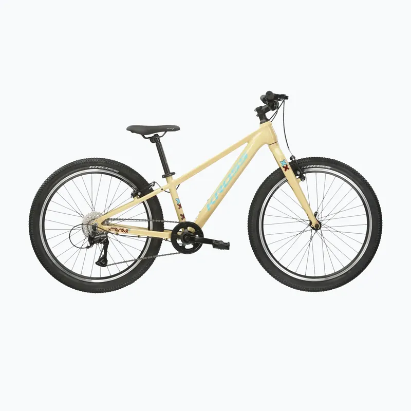 Dětské kolo KROSS Level Jr 1.0 beige/red/gloss Akce