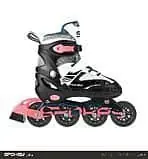 Spokey TONY Kolečkové brusle, černo-růžové, ABEC7 Carbon, vel. 34-43 Ověřený