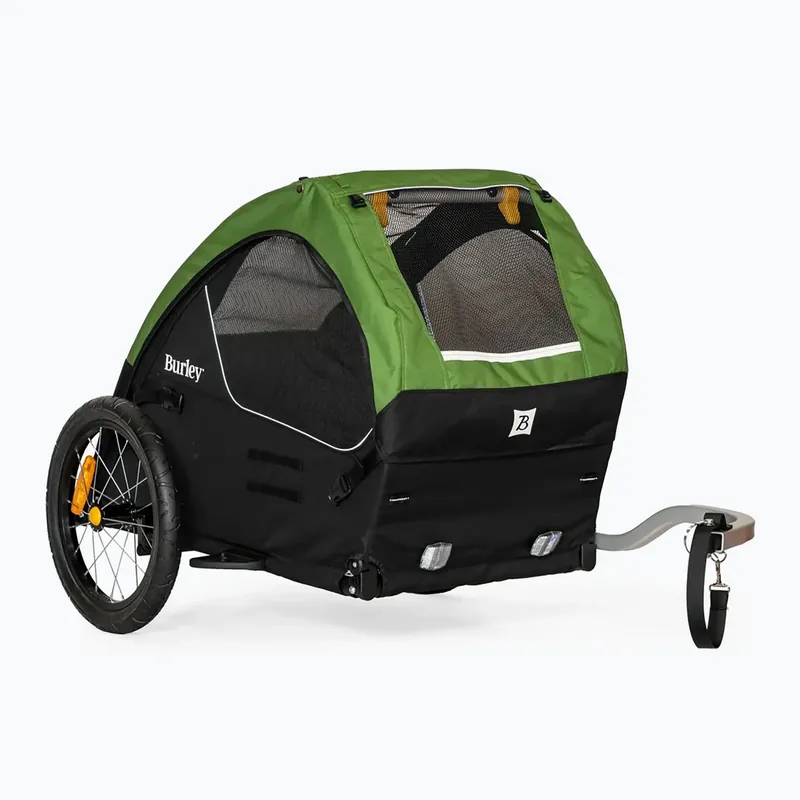 Sezónní Sleva Vozík za kolo pro psa Burley Tail Wagon black/green